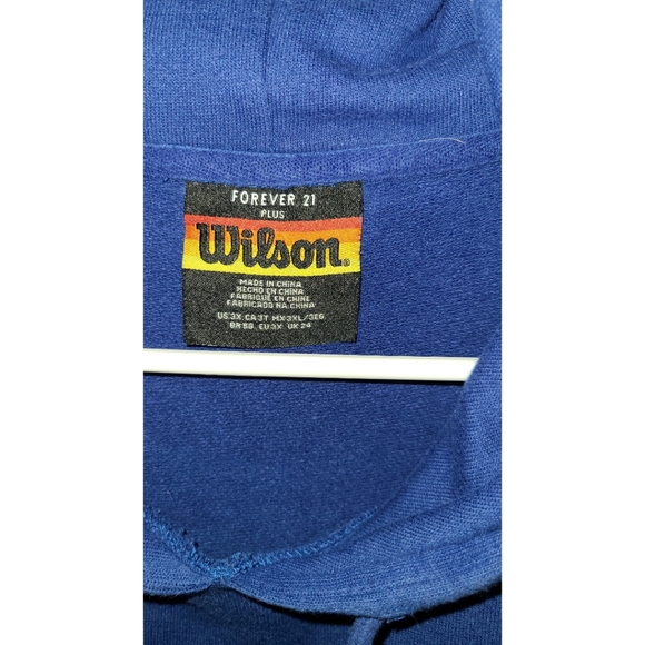 Wilson crop Hoodie forever 21 3xl 2xl - Picture 2 of 2
